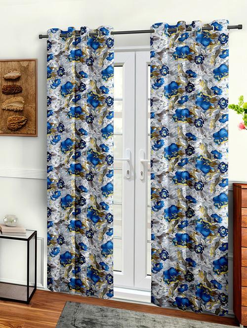cortina designer eyelet printed home curtains - 19780429 - Very Small Image - 1