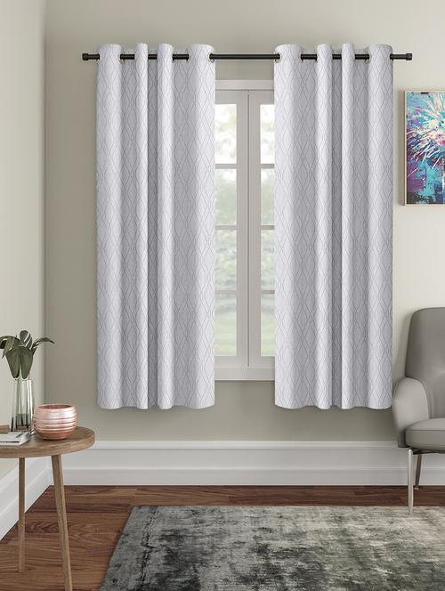 cortina designer eyelet solid home curtains - 19780596 - Very Small Image - 1