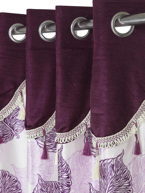 stylish and attractive printed curtains - set of 1 - 19780659 - Very Small Image - 1