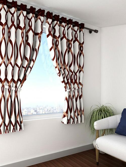 cortina designer eyelet printed home curtains - 19780686 - Very Small Image - 1