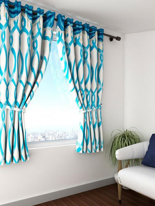 cortina designer eyelet printed home curtains - 19780696 - Very Small Image - 1