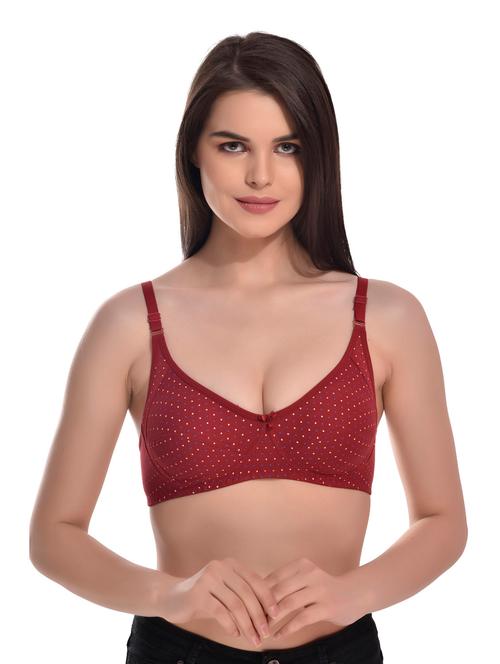 printed cotton blend t-shirt bra - 19780778 - Very Small Image - 1