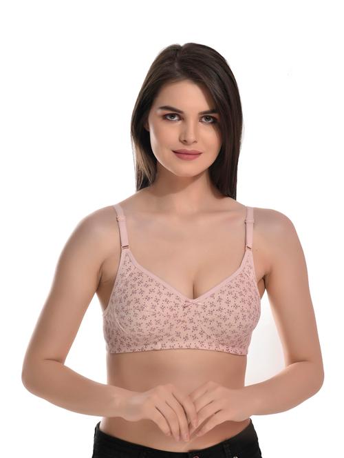 printed cotton blend t-shirt bra - 19780790 - Very Small Image - 1