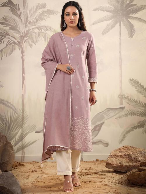 embroidered suit set - 19781217 - Very Small Image - 1