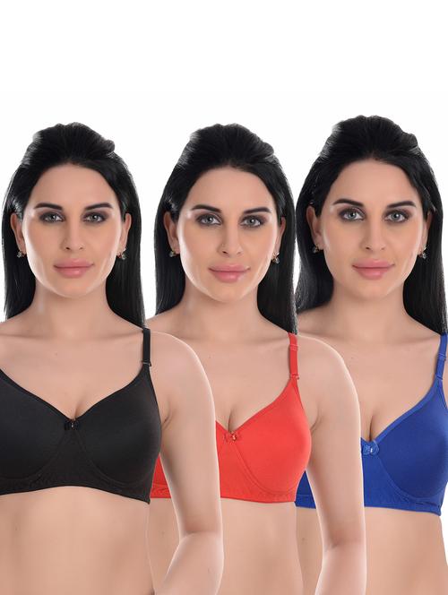 multi colored cotton regular bra - 19782443 - Very Small Image - 1