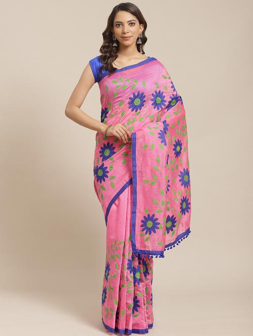 self design woven saree with blouse - 19785067 - Very Small Image - 1