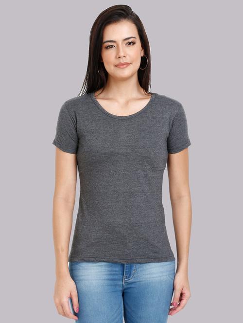 round neck solid regular tee - 19785869 - Very Small Image - 1
