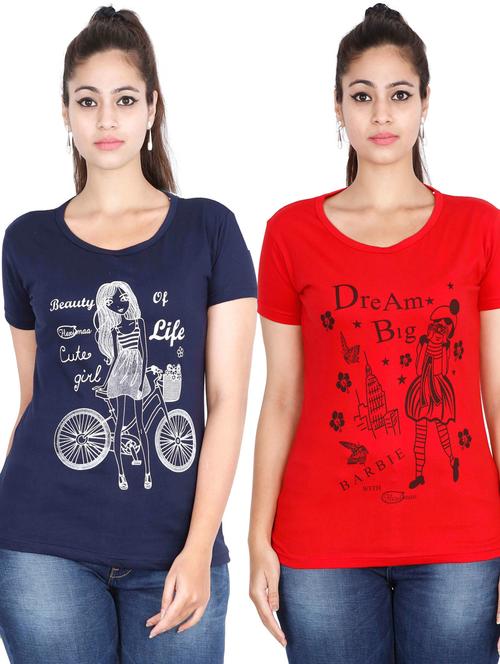 pack of 2 printed regular tees - 19785919 - Very Small Image - 1