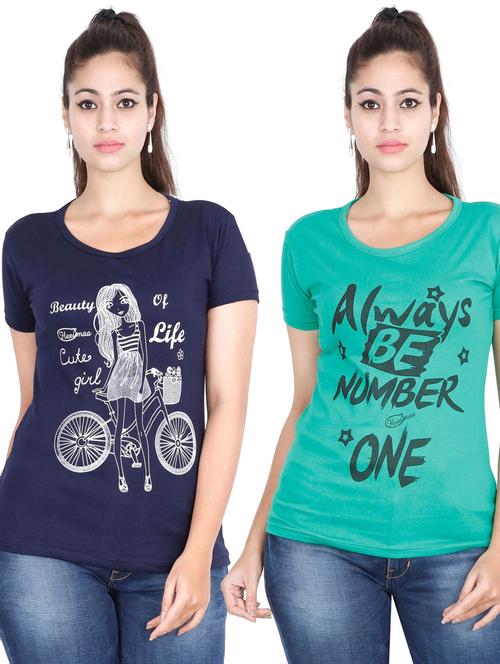 pack of 2 printed regular tees - 19785920 - Very Small Image - 1