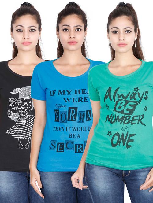 pack of 3 printed regular tees - 19785947 - Very Small Image - 1