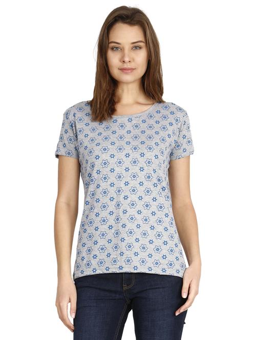 round neck printed regular tee - 19785955 - Very Small Image - 1