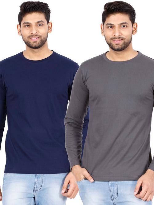pack of 2 solid regular t-shirt - 19786240 - Very Small Image - 1