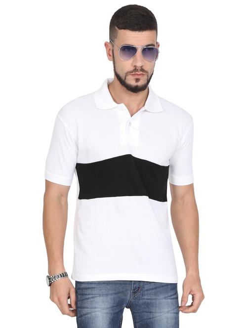 color block cotton cut & sew t-shirt - 19786310 - Very Small Image - 1