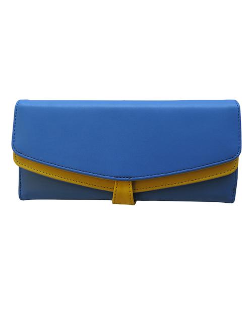 blue synthetic leather wallet - 19786450 - Very Small Image - 1