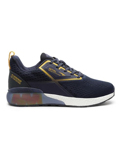 navy blue solid sport shoes - 19790378 - Very Small Image - 1