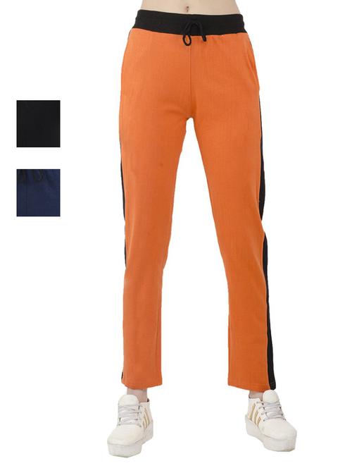 women fleece track pant combo - 19795007 - Very Small Image - 1