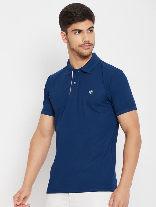 solid cotton polo t-shirt - 19795804 - Very Small Image - 1