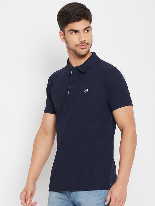 men polo neck plain t-shirt - 19795806 - Very Small Image - 1