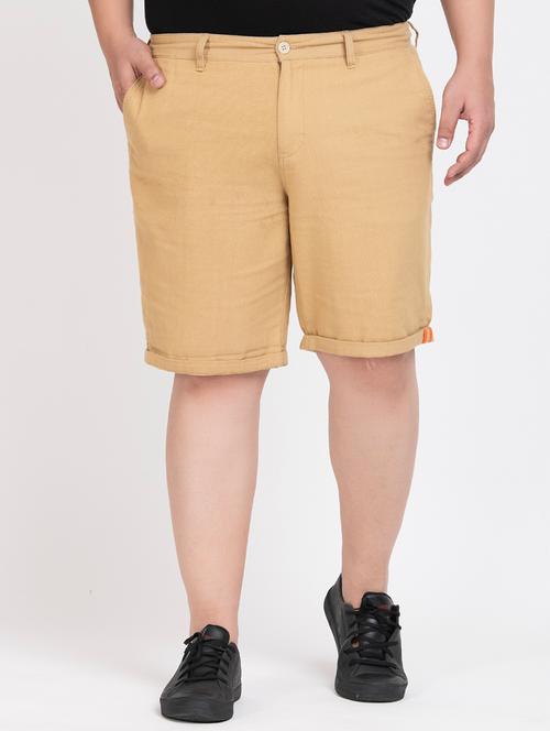 mid rise solid shorts - 19796138 - Very Small Image - 1