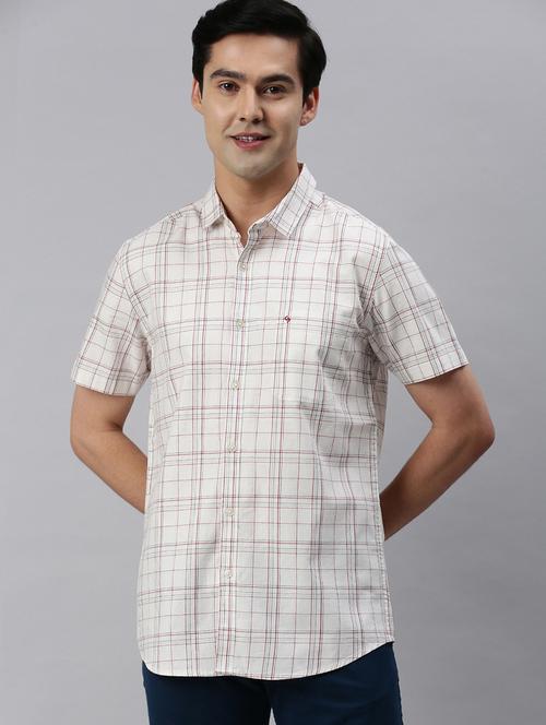 mens checks casual shirt - 19803330 - Very Small Image - 1