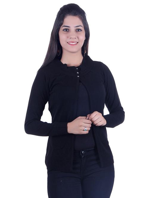 black acrylic shrug - 19804105 - Very Small Image - 1