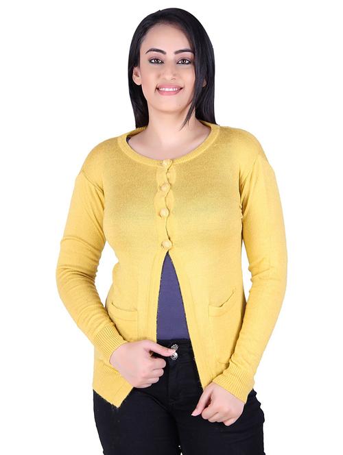 yellow acrylic shrug - 19804106 - Very Small Image - 1