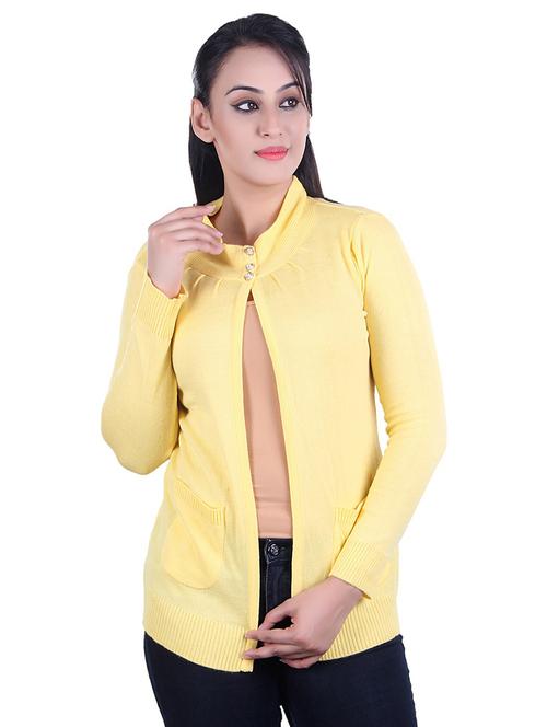 yellow acrylic shrug - 19804108 - Very Small Image - 1