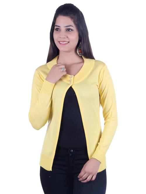 yellow acrylic shrug - 19804146 - Very Small Image - 1