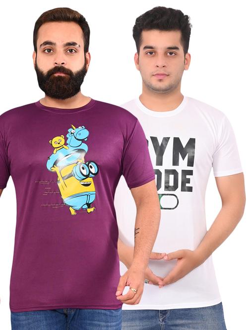 pack of 2 printed t-shirt - 19804838 - Very Small Image - 1