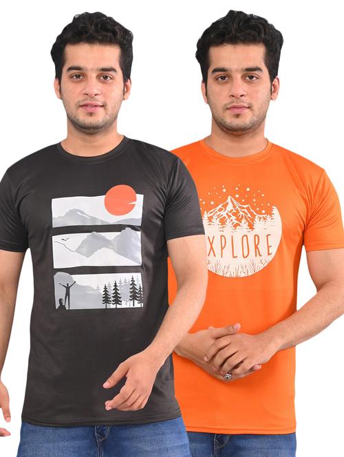 pack of 2 printed t-shirt - 19805010 - Very Small Image - 1