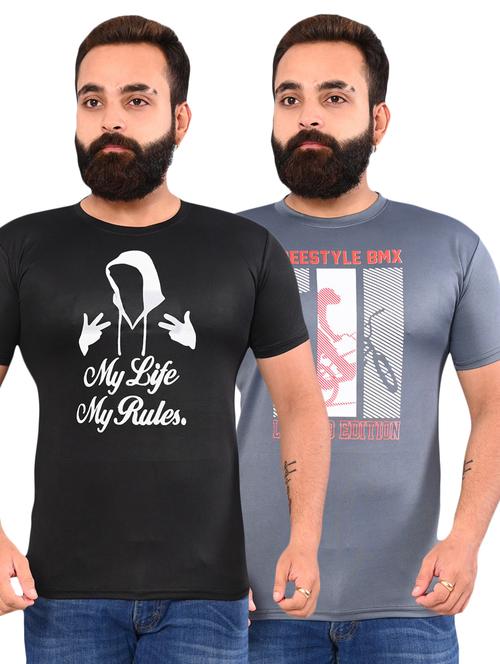 pack of 2 printed t-shirt - 19805028 - Very Small Image - 1