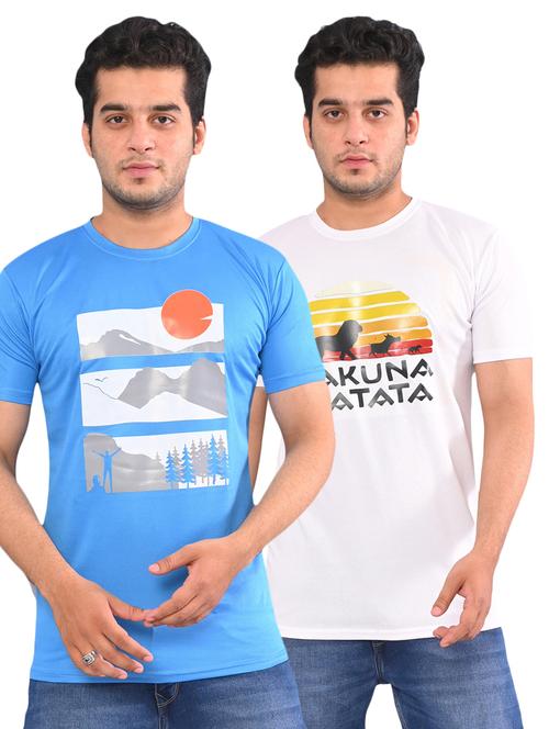 pack of 2 printed t-shirt - 19805042 - Very Small Image - 1