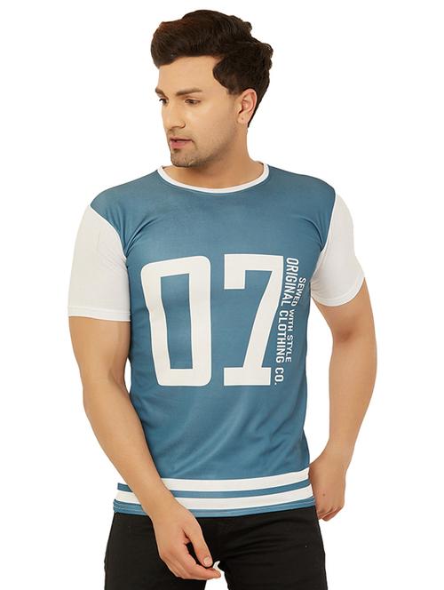 round neck printed regular t-shirt - 19805189 - Very Small Image - 1