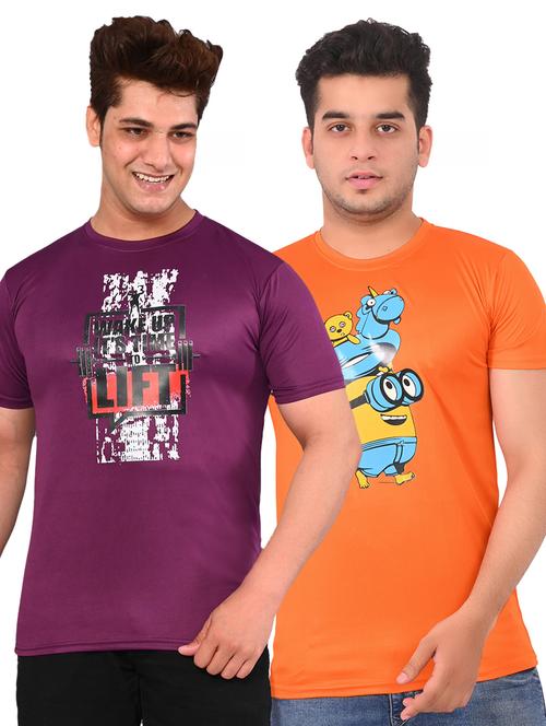 pack of 2 round neck t-shirts - 19806210 - Very Small Image - 1