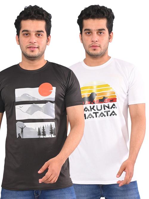 pack of 2 round neck t-shirts - 19806232 - Very Small Image - 1