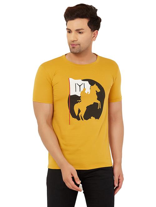 printed round neck regular t-shirt - 19806525 - Very Small Image - 1