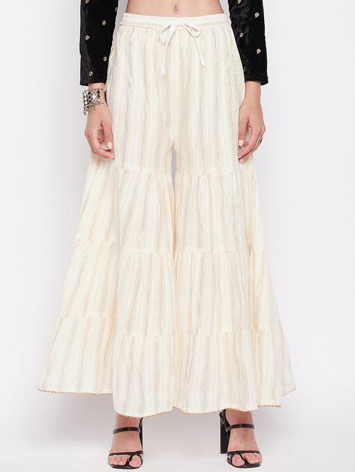 printed flared sharara - 19807796 - Very Small Image - 1