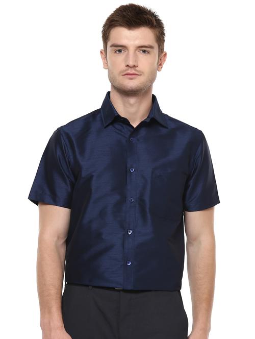 mens solid casual shirt - 19807839 - Very Small Image - 1