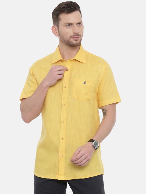 mens melange casual shirt - 19807928 - Very Small Image - 1