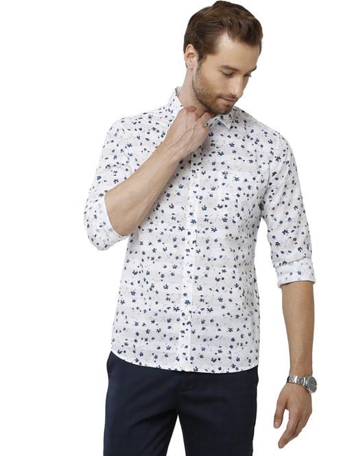 white cotton casual shirt - 19808216 - Very Small Image - 1