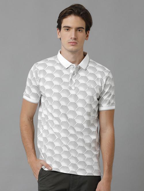 printed polo neck t-shirt - 19808425 - Very Small Image - 1