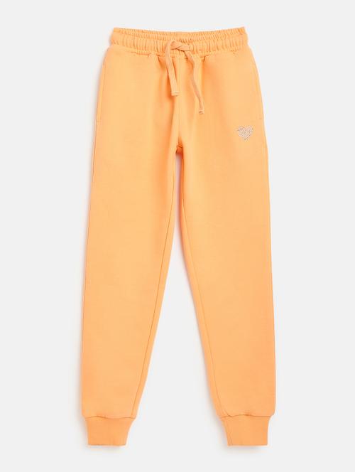 peach solid jogger - 19808723 - Very Small Image - 1