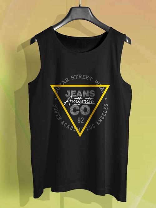 printed scoop neck vest - 19810986 - Very Small Image - 1