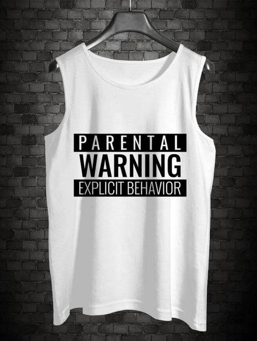 printed scoop neck vest - 19810987 - Very Small Image - 1