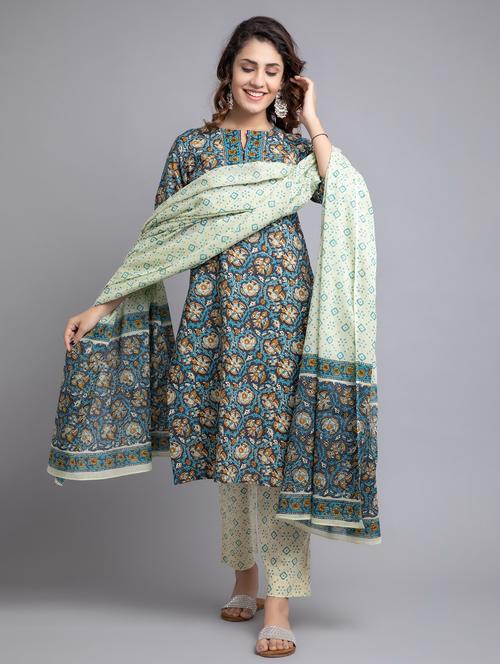 florals printed suit set - 19811106 - Very Small Image - 1
