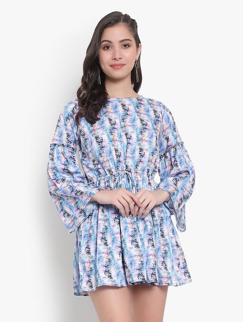 women's fit & flare animal print dress - 19811418 - Very Small Image - 1