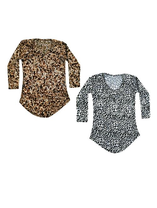 girls set of 2 printed top - 19811807 - Very Small Image - 1