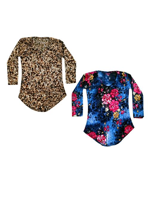 girls set of 2 printed top - 19811823 - Very Small Image - 1