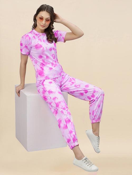 tie & dye pyjama t-shirt nightwear set - 19812652 - Very Small Image - 1