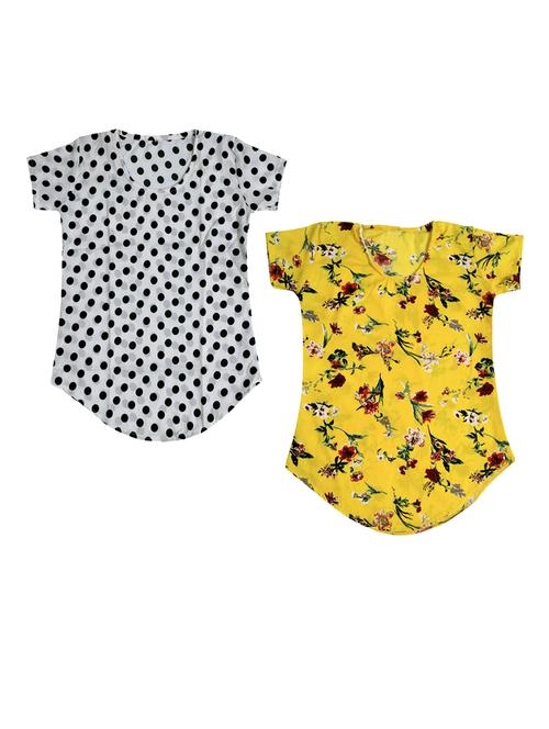 pack of 2 multi colored printed regular top - 19813154 - Very Small Image - 1